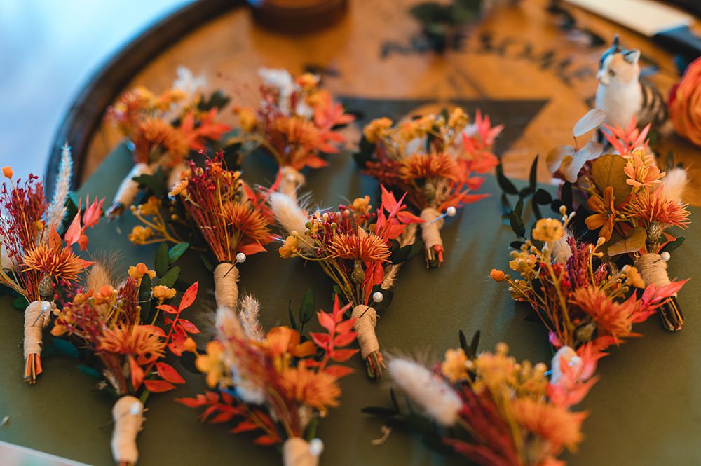 Camp Katur Wedding Alex Bates Photography Dried Flower Buttonhole