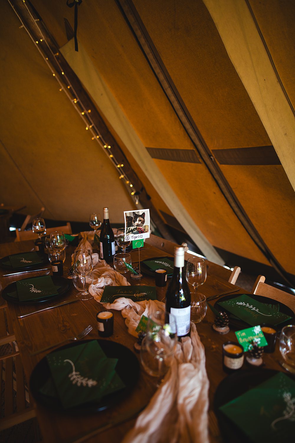 Camp Katur Wedding Alex Bates Photography Long Table Colourful Candles Runner Decor