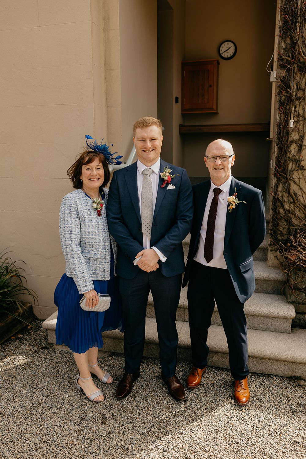 County Down Country House Wedding Iain Irwin Photography Mother Groom Outfit Father Suit