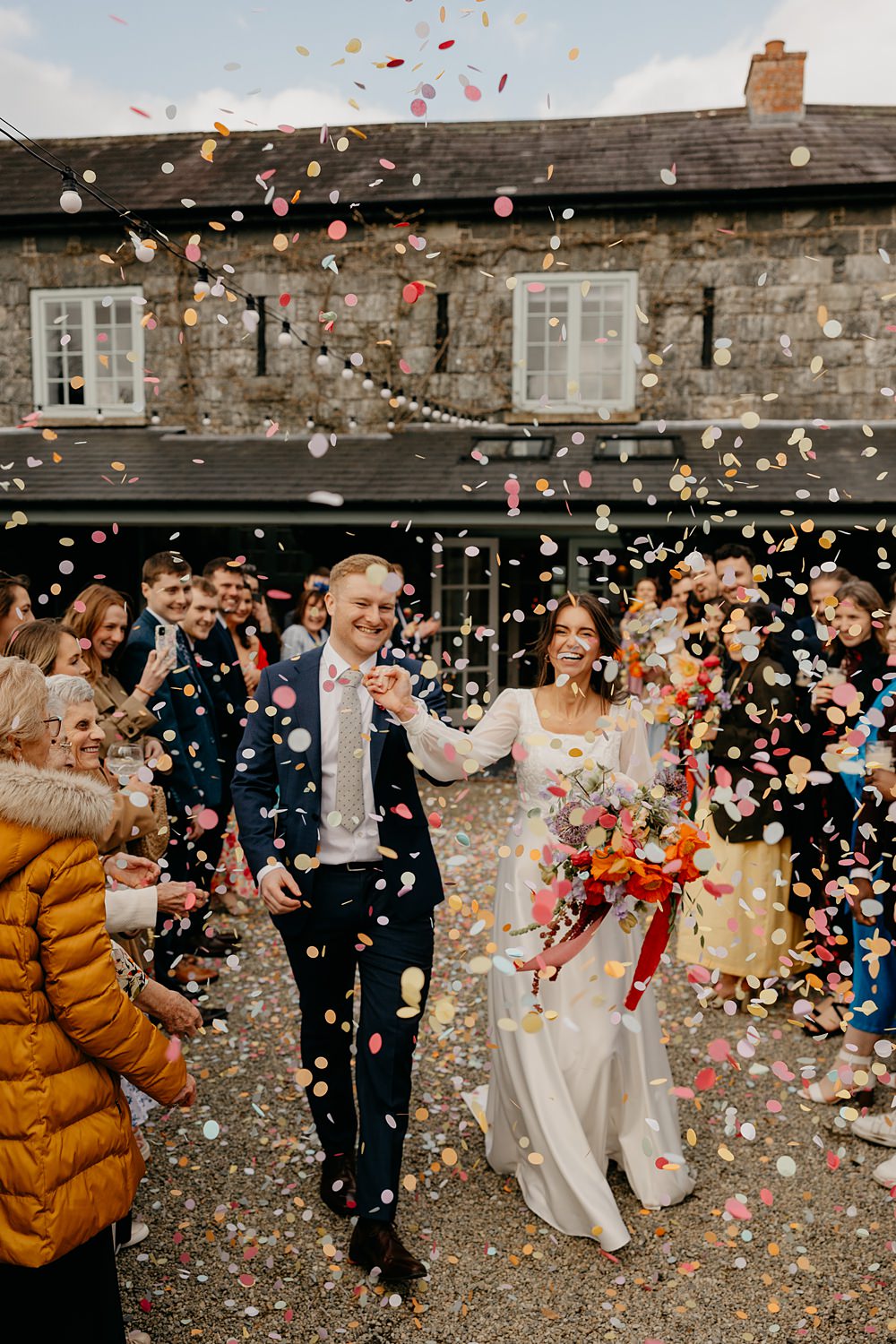 County Down Country House Wedding Iain Irwin Photography Confetti Throw