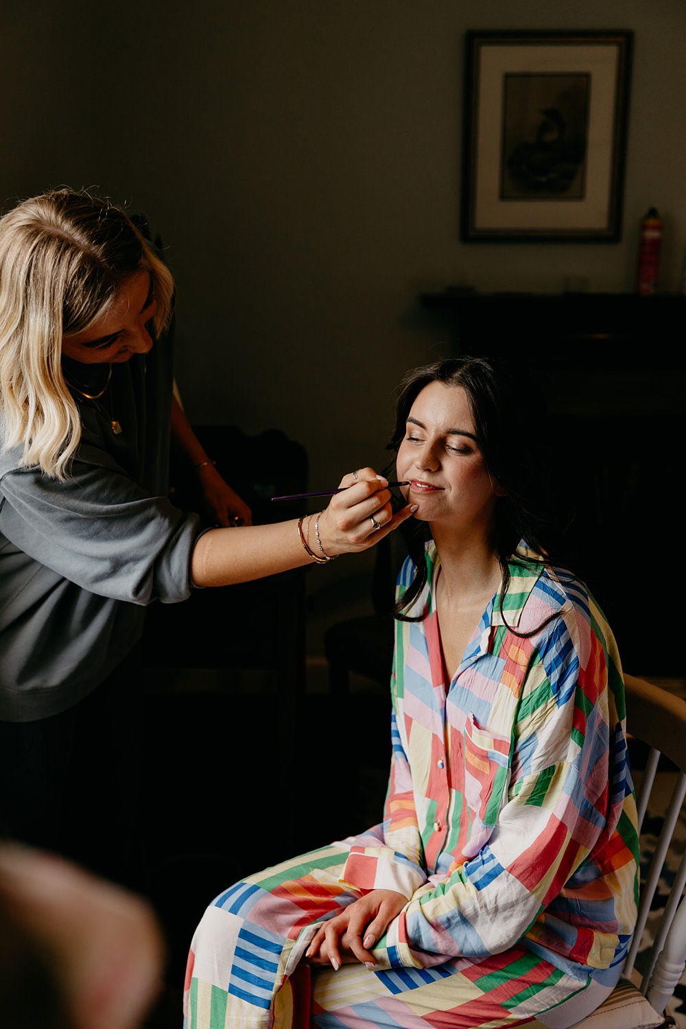 County Down Country House Wedding Iain Irwin Photography Bride Makeup