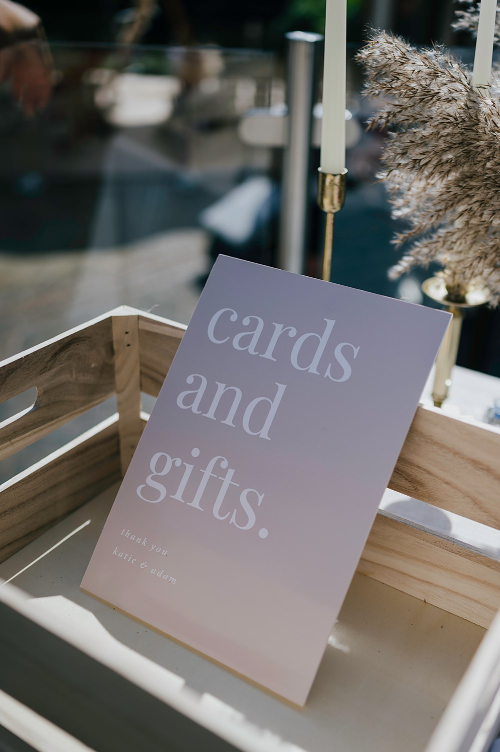 Personal Back Garden Wedding Emma Mcnair Photography Card Gift Post Box