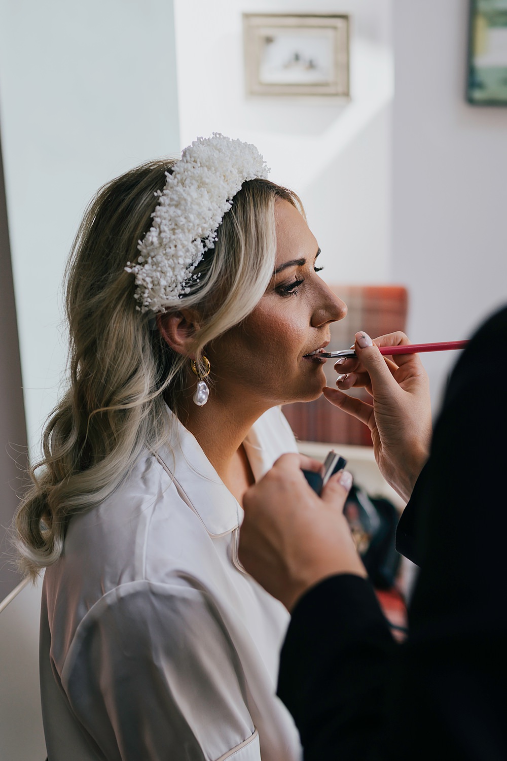 Personal Back Garden Wedding Emma Mcnair Photography Bride Makeup