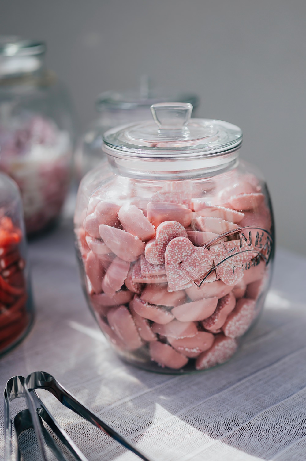 Personal Back Garden Wedding Emma Mcnair Photography Sweet Jars Table
