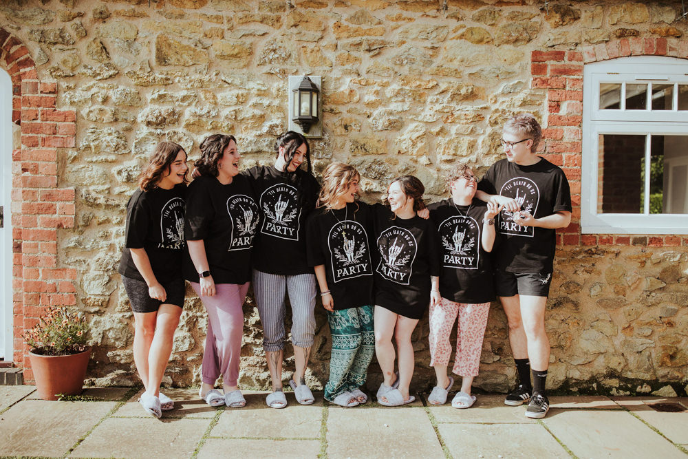 Starry Wedding Steven Haddock Photographer Bridesmaids Bridesman T Shirts