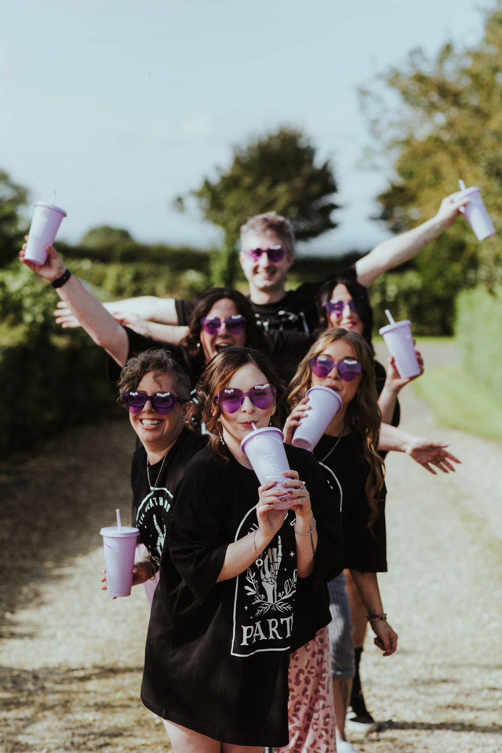 Starry Wedding Steven Haddock Photographer Bridesmaids Bridesman T Shirts Cups