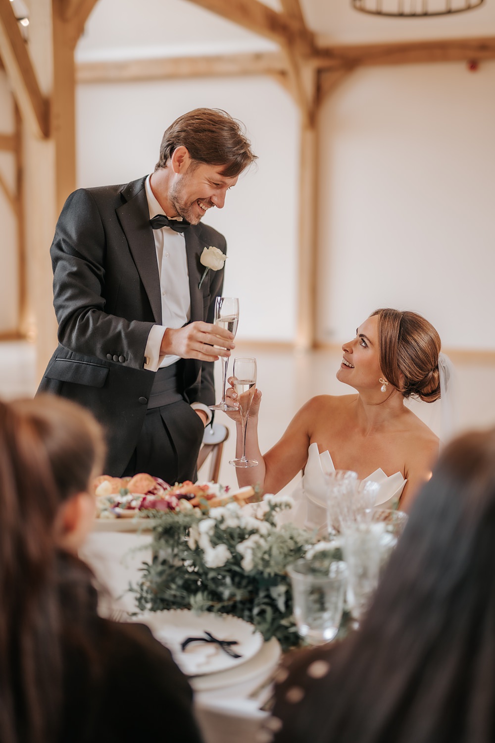 Chic Monochrome Wedding Inspiration Emma Collyer Photography Speech Grooom