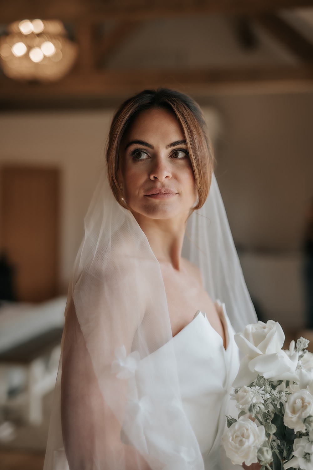 Chic Monochrome Wedding Inspiration Emma Collyer Photography Bride Make Up