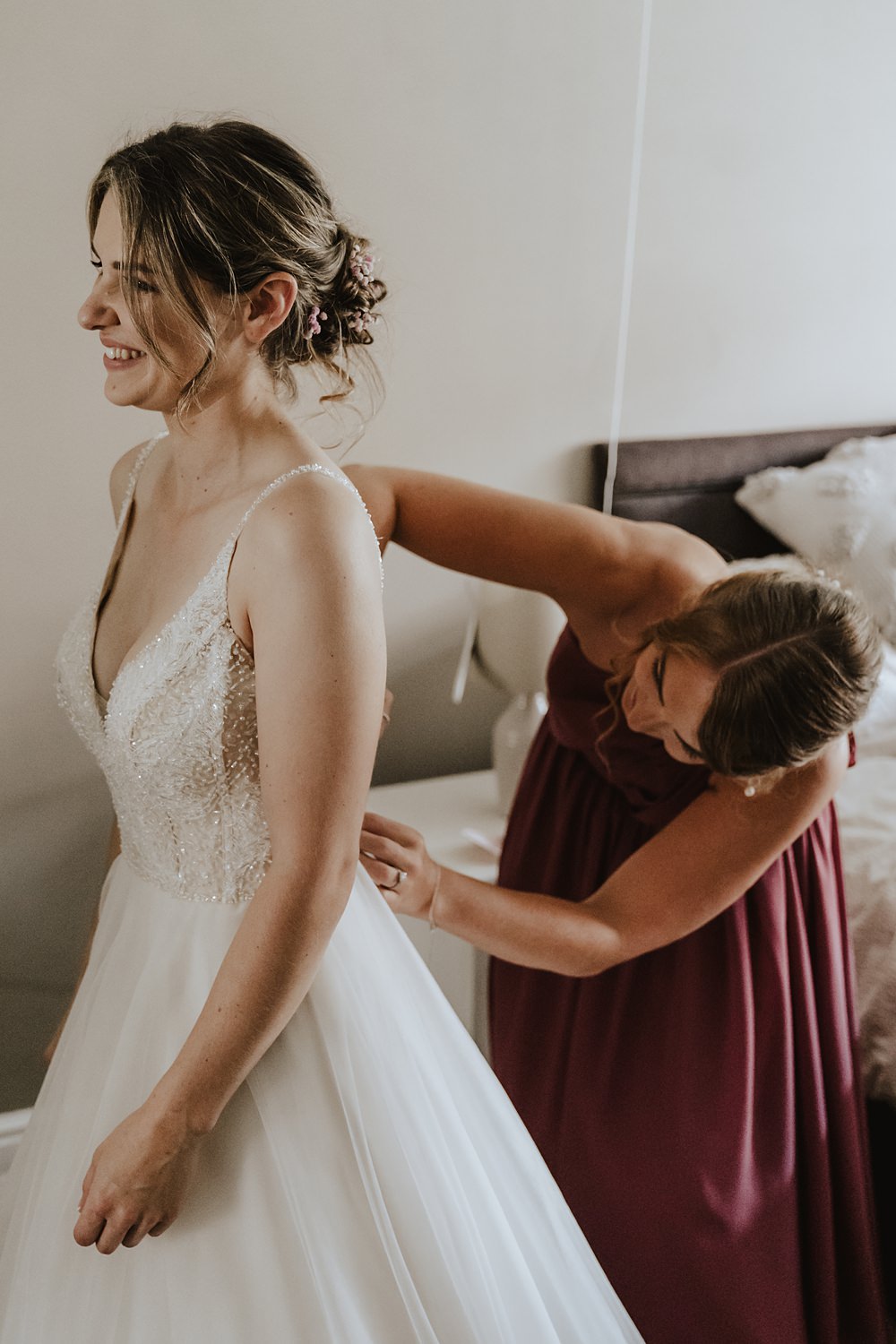 Church Tipi Wedding Charlotte Wotton Photography Dress Gown Backless Strappy Sparkle