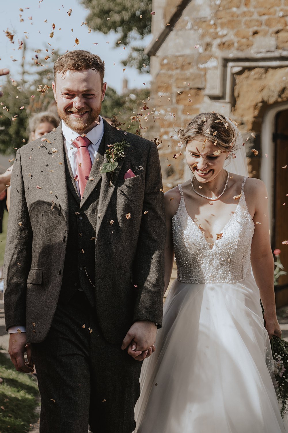 Church Tipi Wedding Charlotte Wotton Photography Confetti Throw