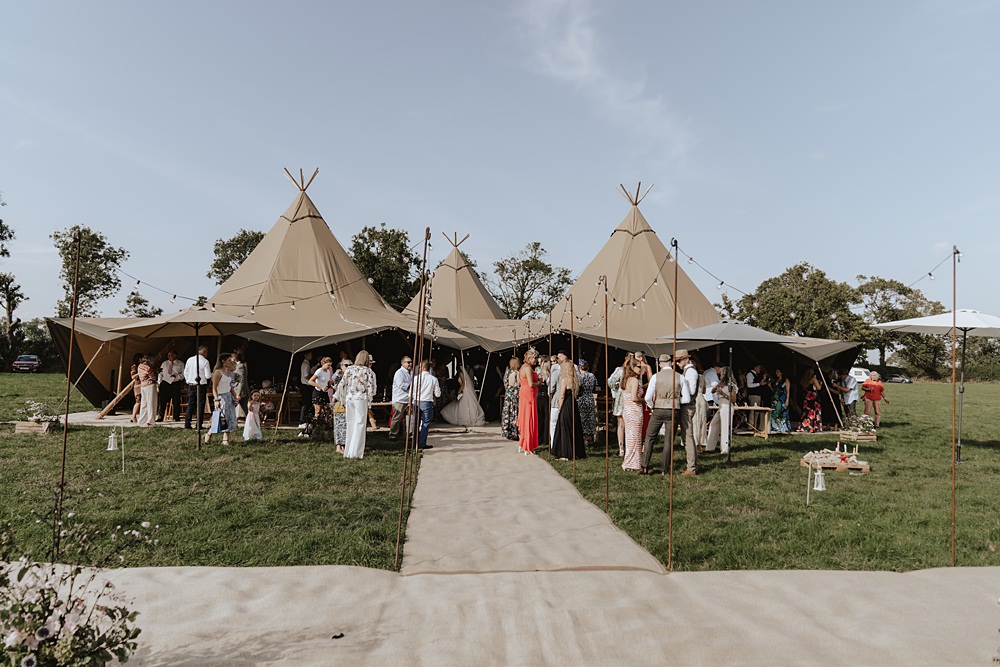 Church Tipi Wedding Charlotte Wotton Photography