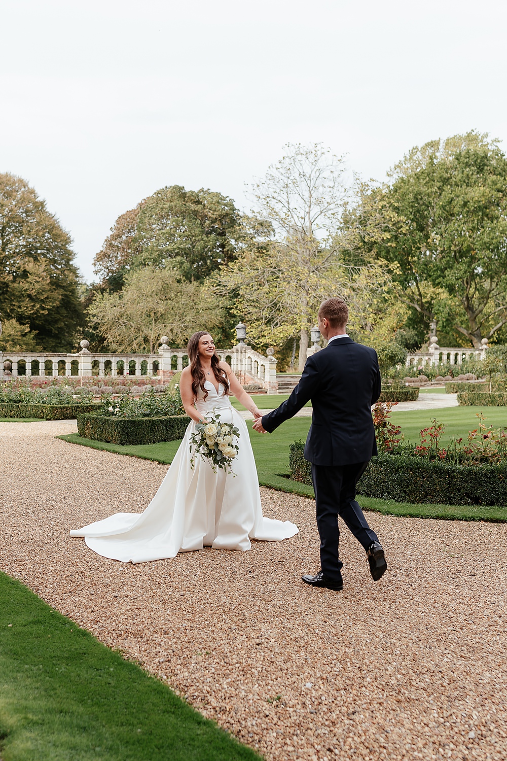 Longstowe Hall Wedding By Emma Olivia Photography First Look