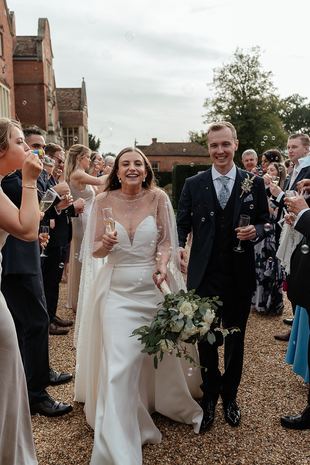 Longstowe Hall Wedding By Emma Olivia Photography Bubble Confetti