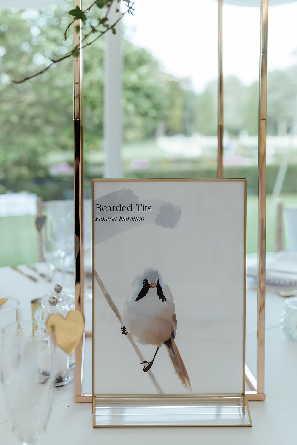 Longstowe Hall Wedding By Emma Olivia Photography Bird Table Name