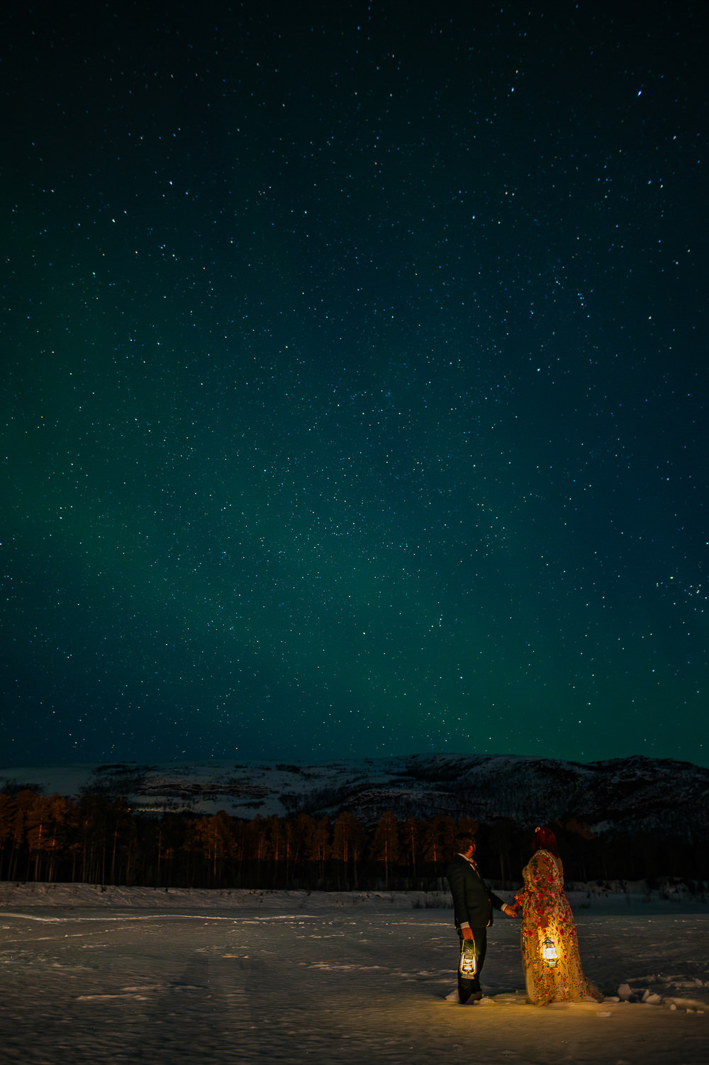 Northern Lights Elopement TS Foto Design
