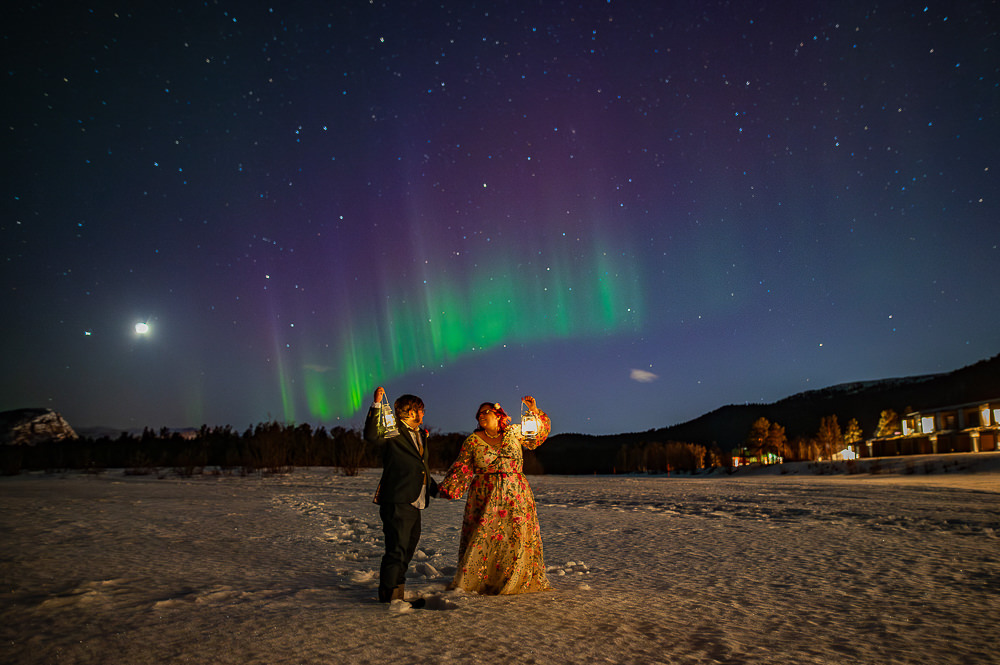 Northern Lights Elopement TS Foto Design