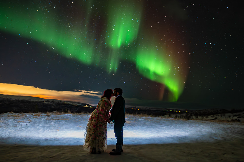 Northern Lights Elopement TS Foto Design