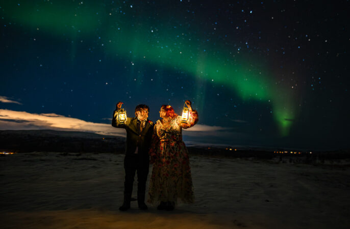 Northern Lights Elopement TS Foto Design