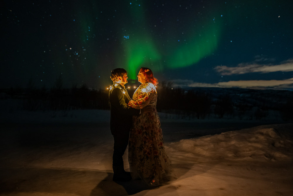 Northern Lights Elopement TS Foto Design