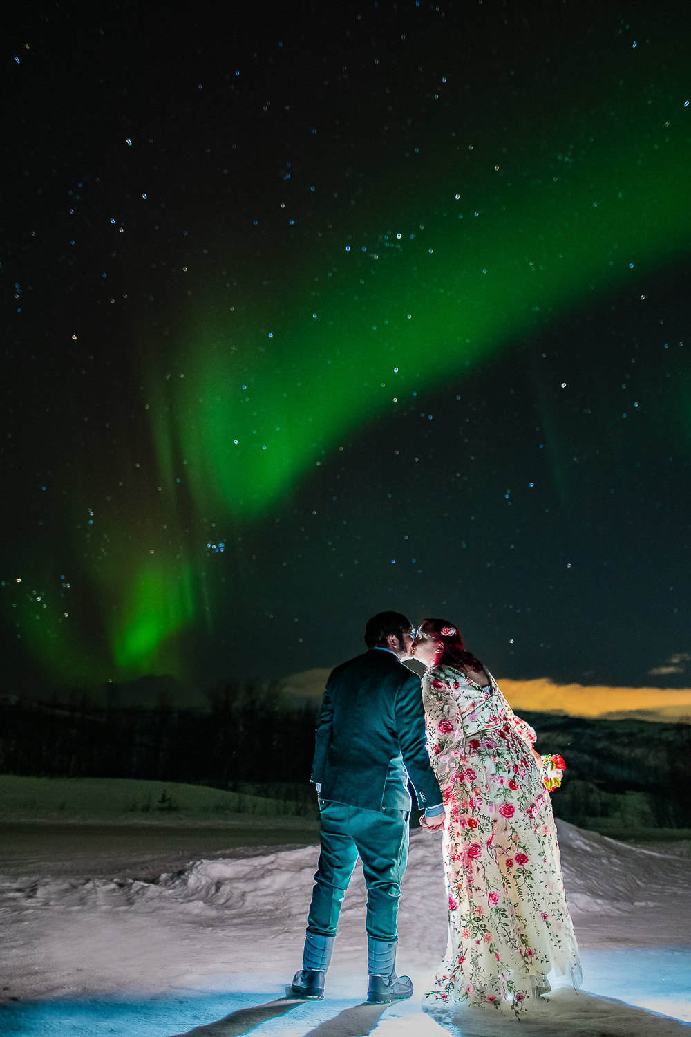 Northern Lights Elopement TS Foto Design