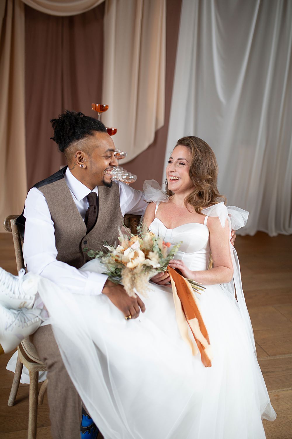 Roller Disco Wedding Ideas Heather Winstanley Photography