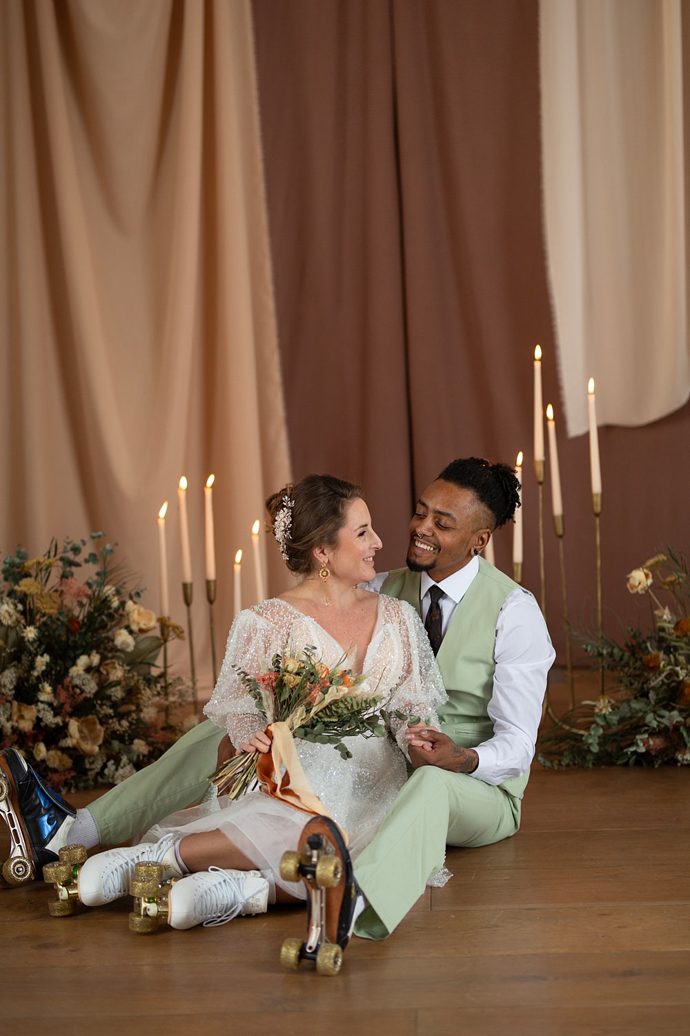 Roller Disco Wedding Ideas Heather Winstanley Photography