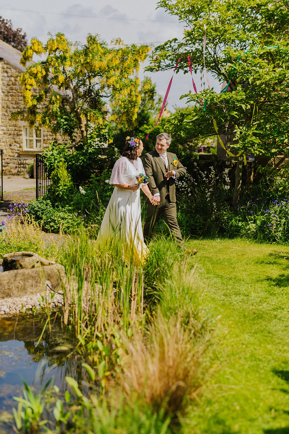 Colourful DIY Tipi Garden Wedding Lily North Photography
