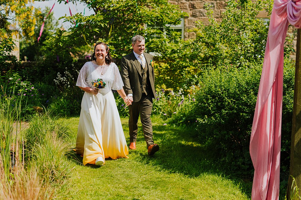 Colourful DIY Tipi Garden Wedding Lily North Photography