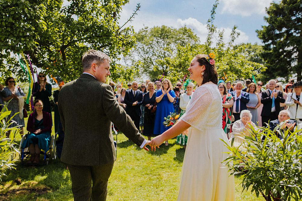 Colourful DIY Tipi Garden Wedding Lily North Photography