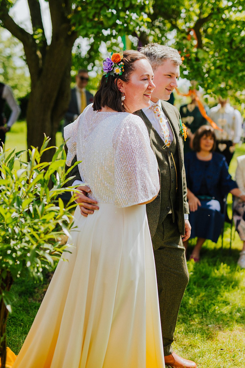 Colourful DIY Tipi Garden Wedding Lily North Photography