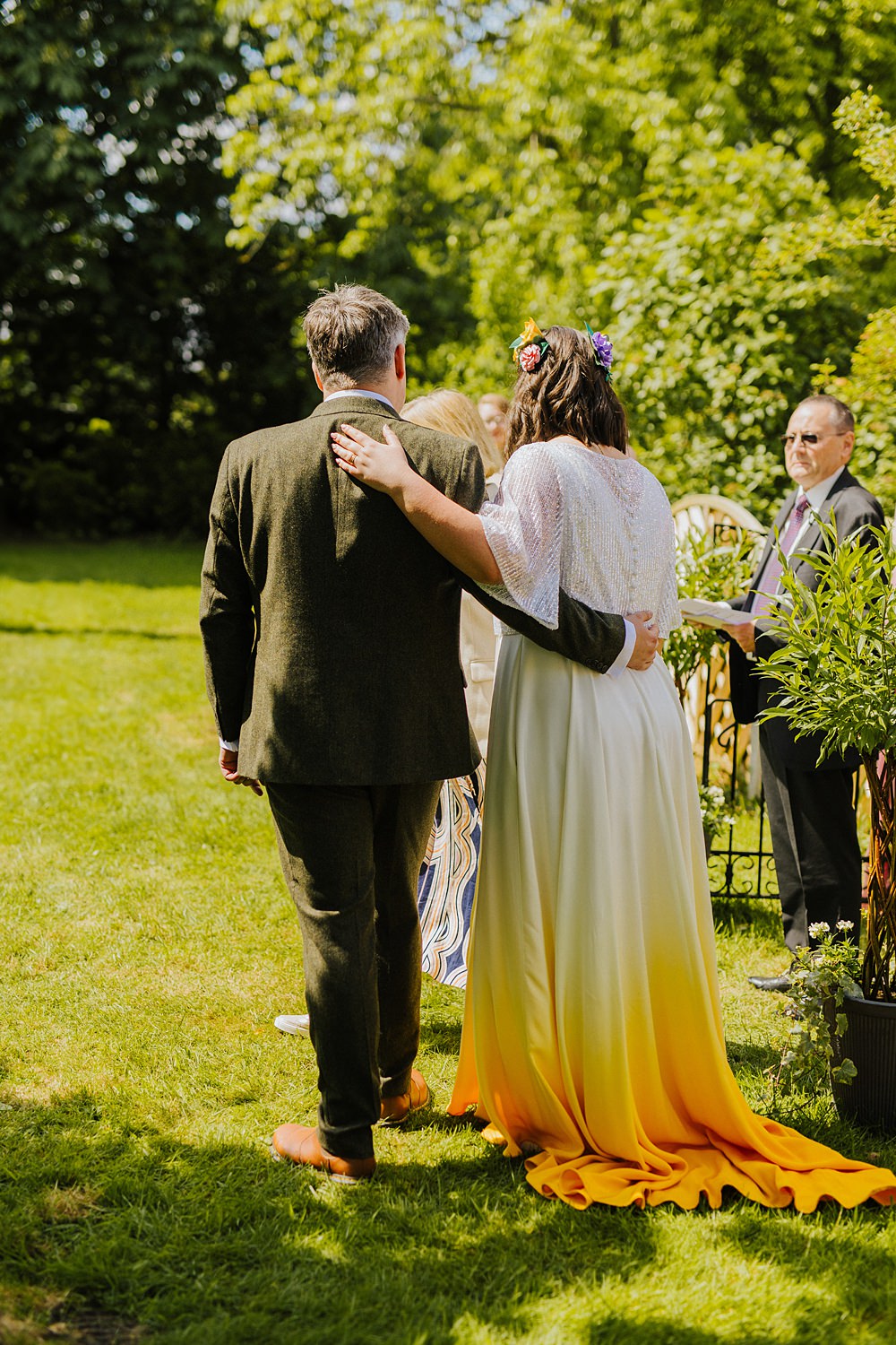 Colourful DIY Tipi Garden Wedding Lily North Photography