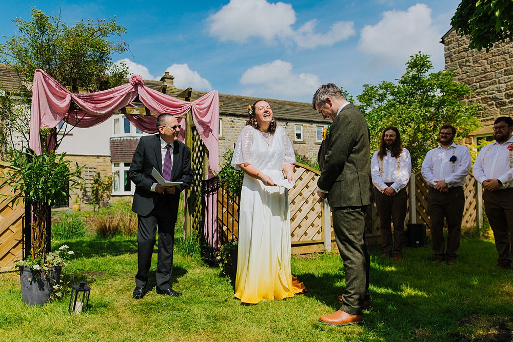 Colourful DIY Tipi Garden Wedding Lily North Photography