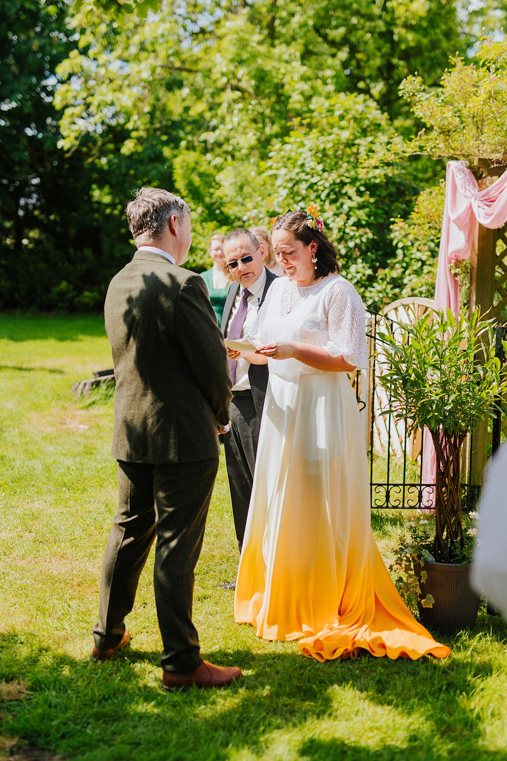 Colourful DIY Tipi Garden Wedding Lily North Photography
