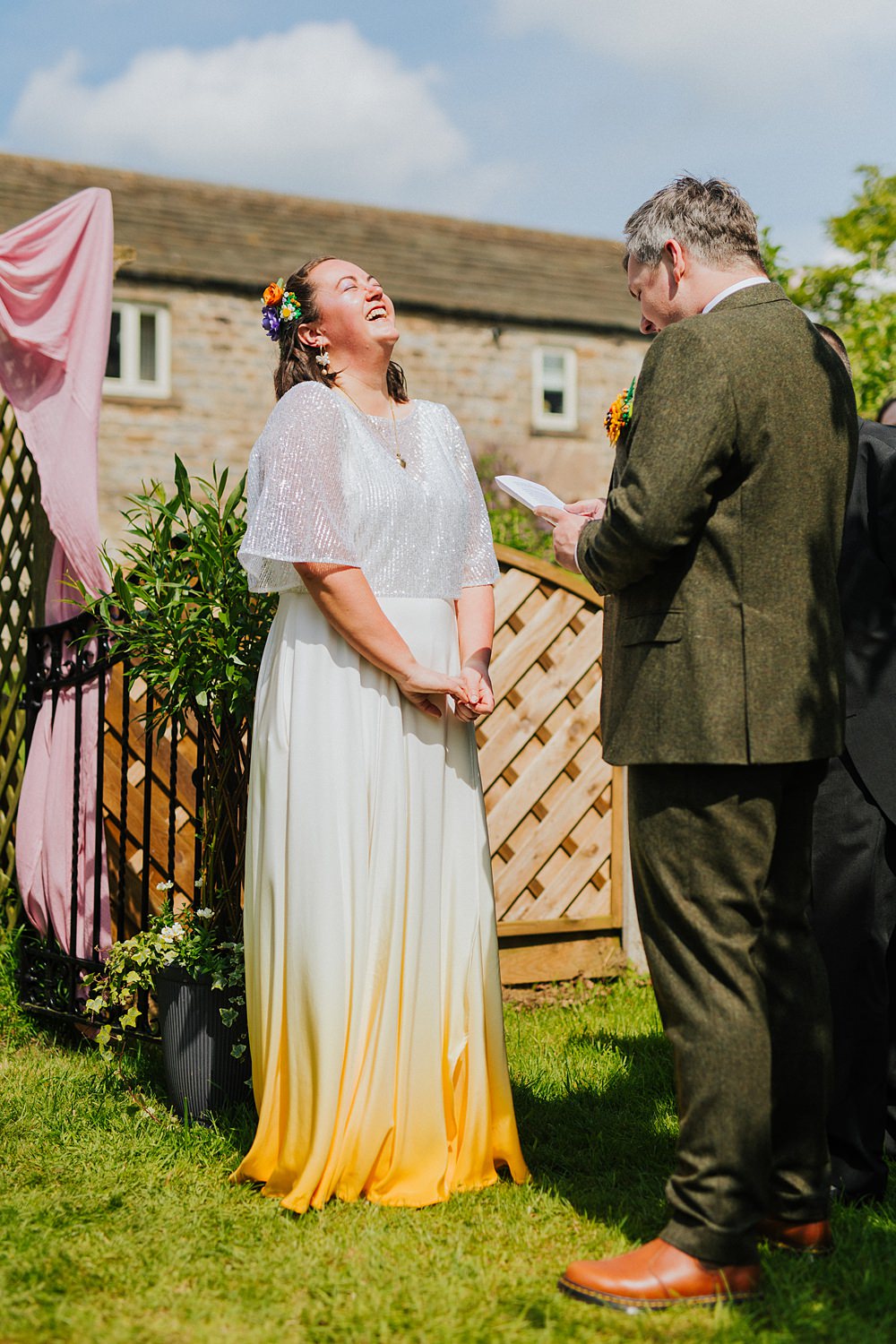 Colourful DIY Tipi Garden Wedding Lily North Photography