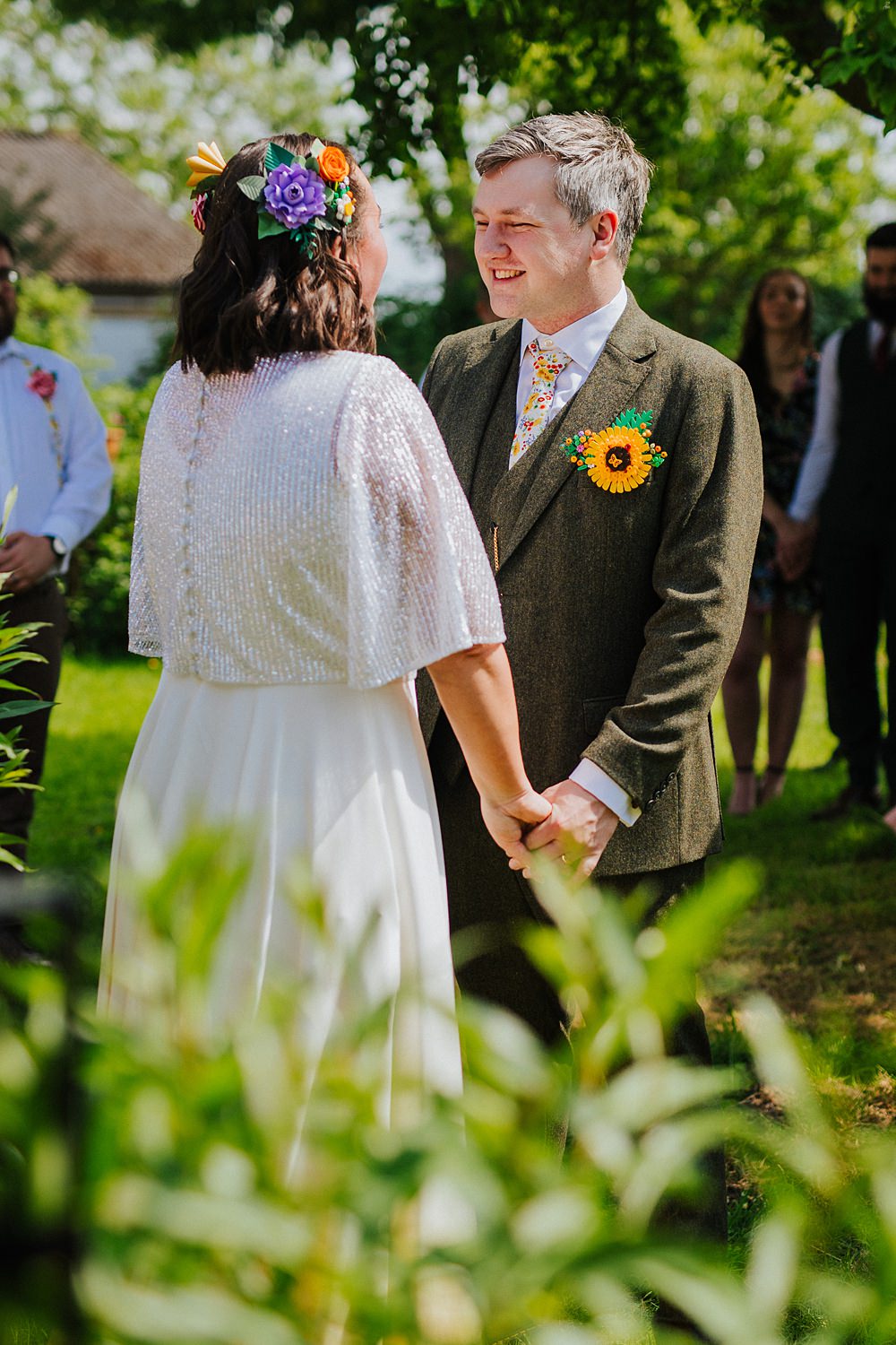 Colourful DIY Tipi Garden Wedding Lily North Photography