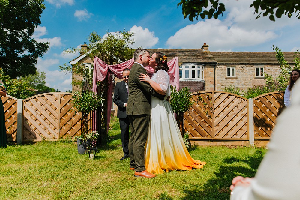 Colourful DIY Tipi Garden Wedding Lily North Photography