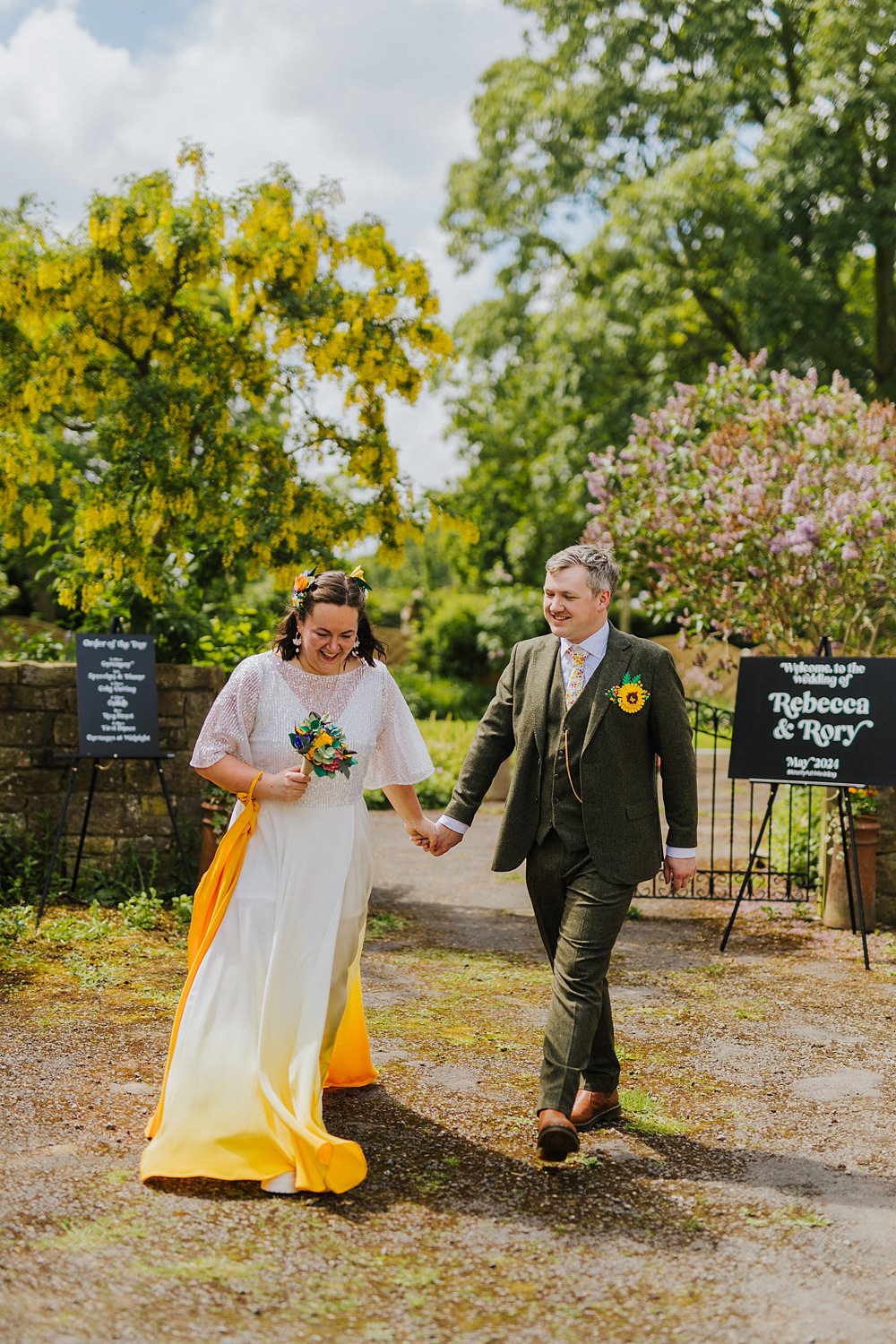 Colourful DIY Tipi Garden Wedding Lily North Photography