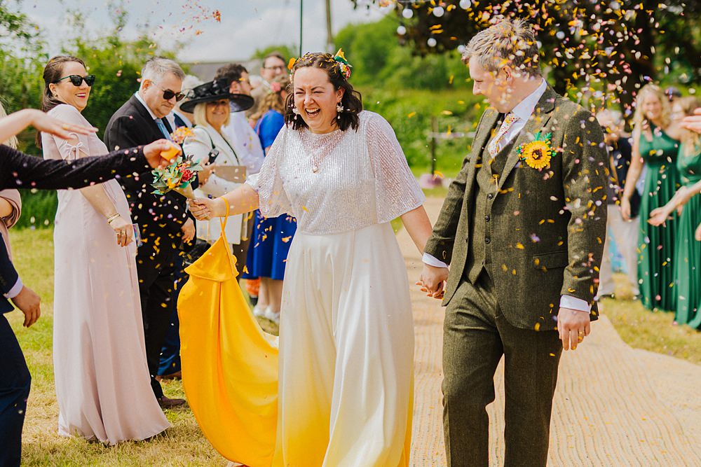 Colourful DIY Tipi Garden Wedding Lily North Photography