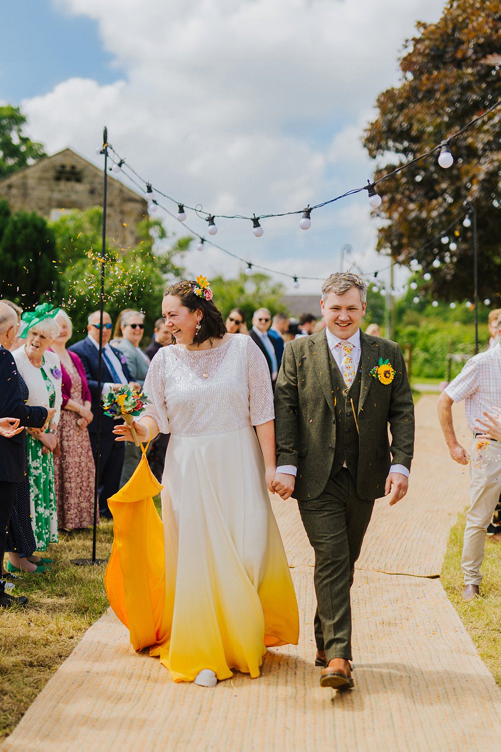 Colourful DIY Tipi Garden Wedding Lily North Photography