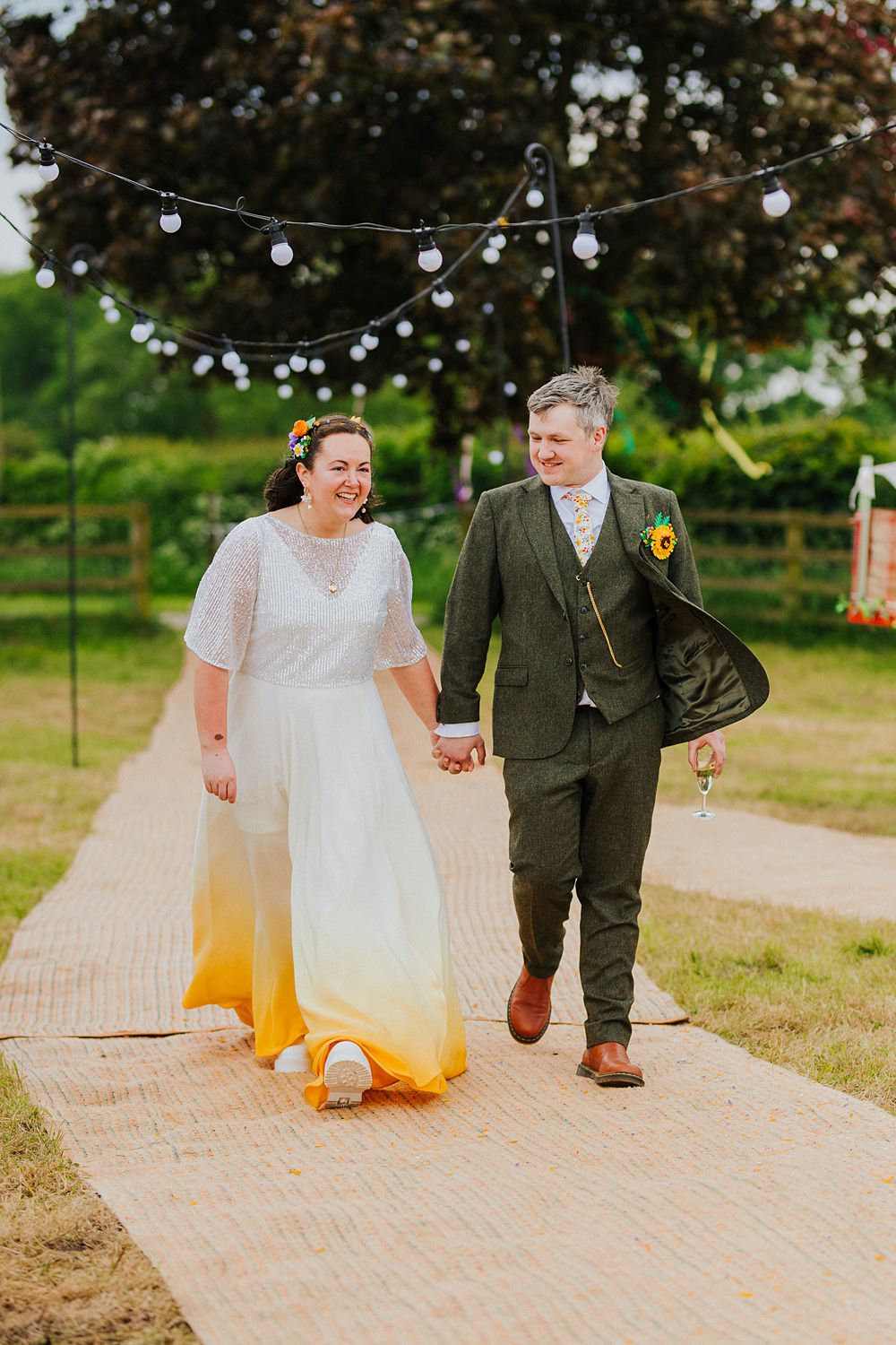 Colourful DIY Tipi Garden Wedding Lily North Photography