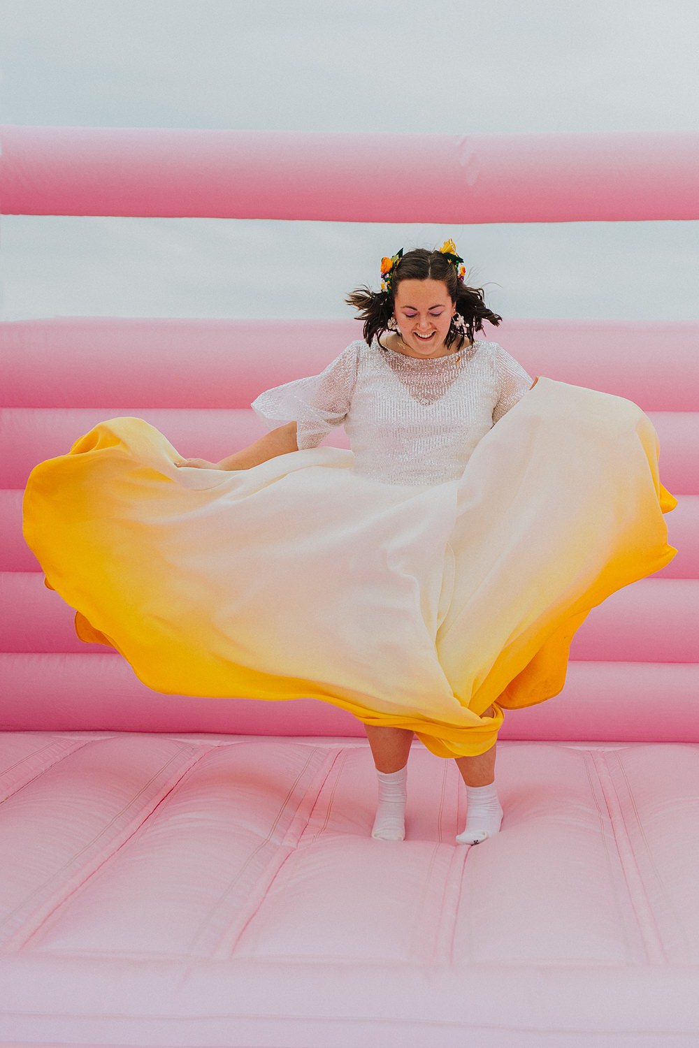 Colourful DIY Tipi Garden Wedding Lily North Photography