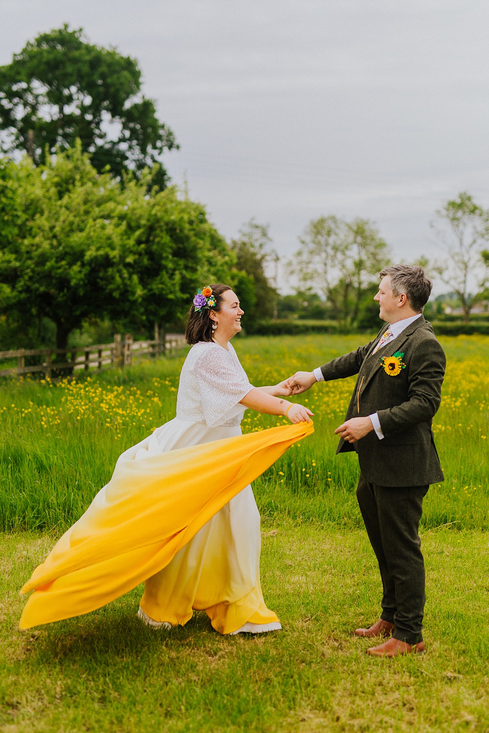 Colourful DIY Tipi Garden Wedding Lily North Photography