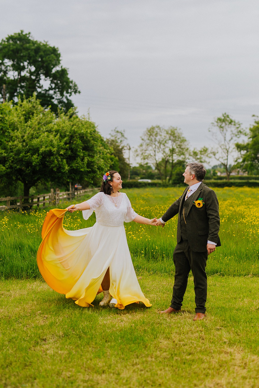 Colourful DIY Tipi Garden Wedding Lily North Photography