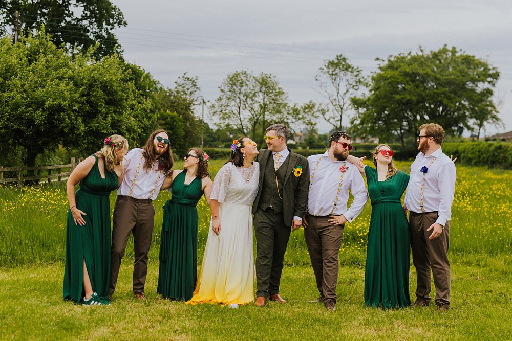 Colourful DIY Tipi Garden Wedding Lily North Photography