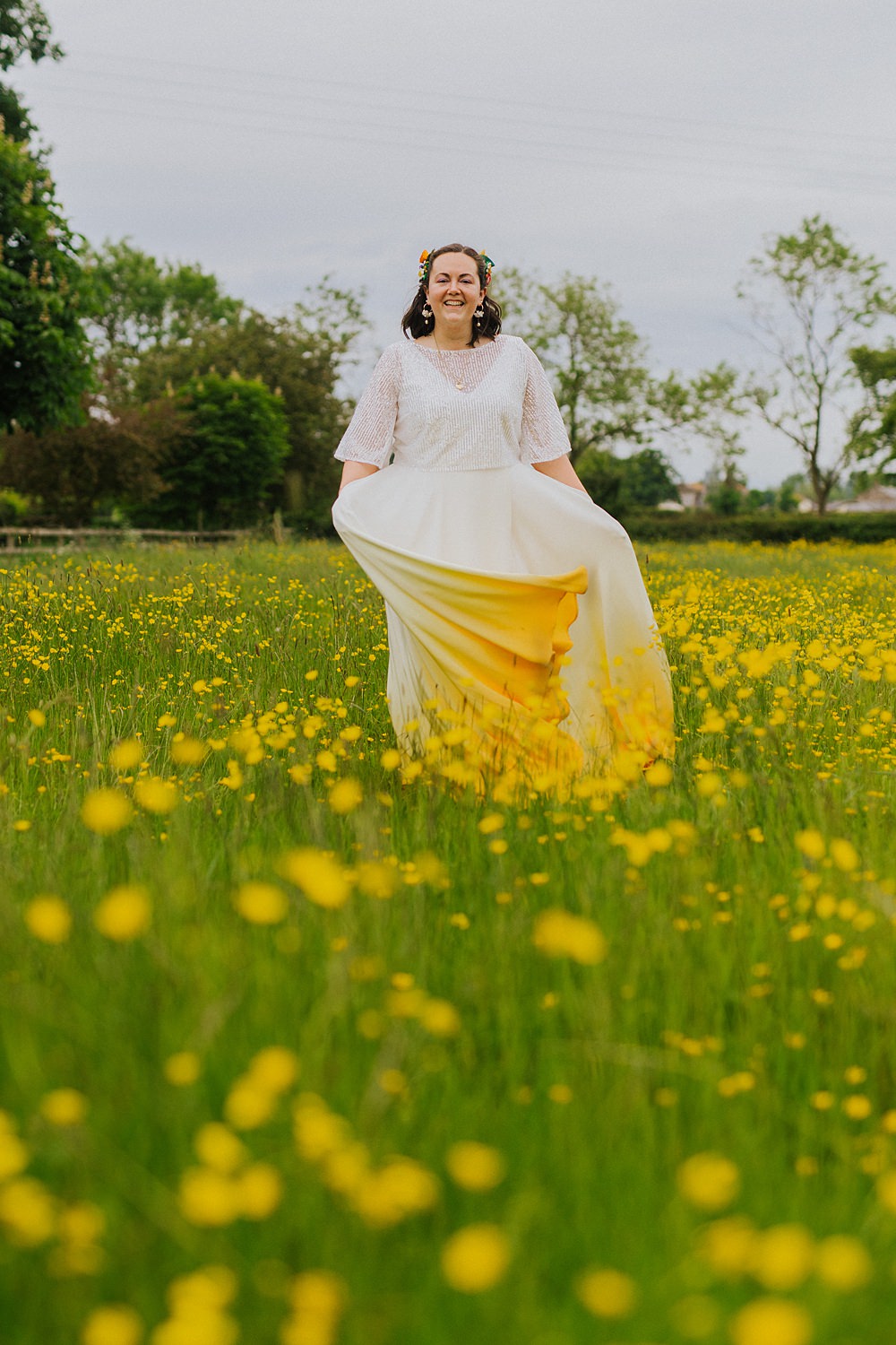 Colourful DIY Tipi Garden Wedding Lily North Photography