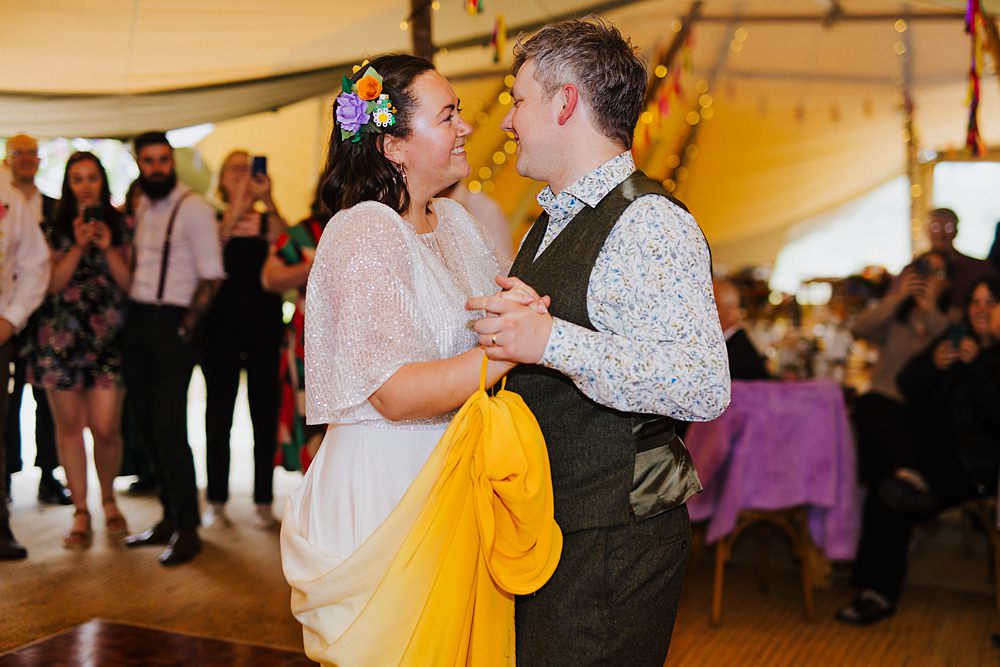 Colourful DIY Tipi Garden Wedding Lily North Photography