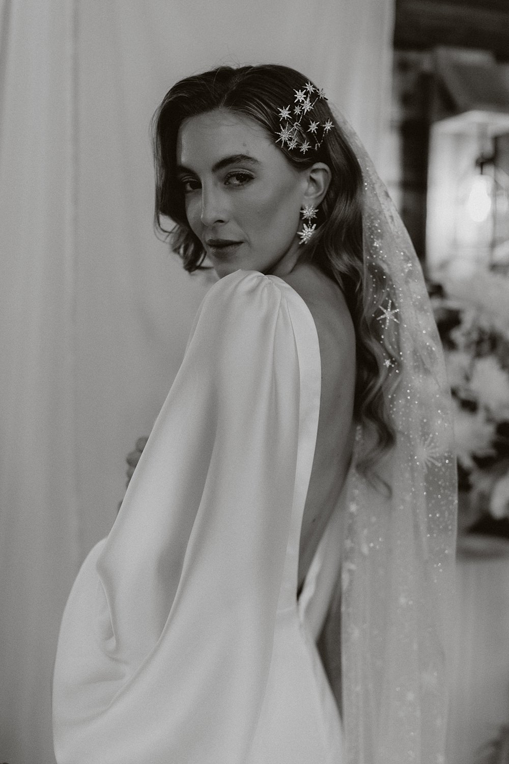Cool Tone Celestial Wedding Ideas Hannah Richards Photography