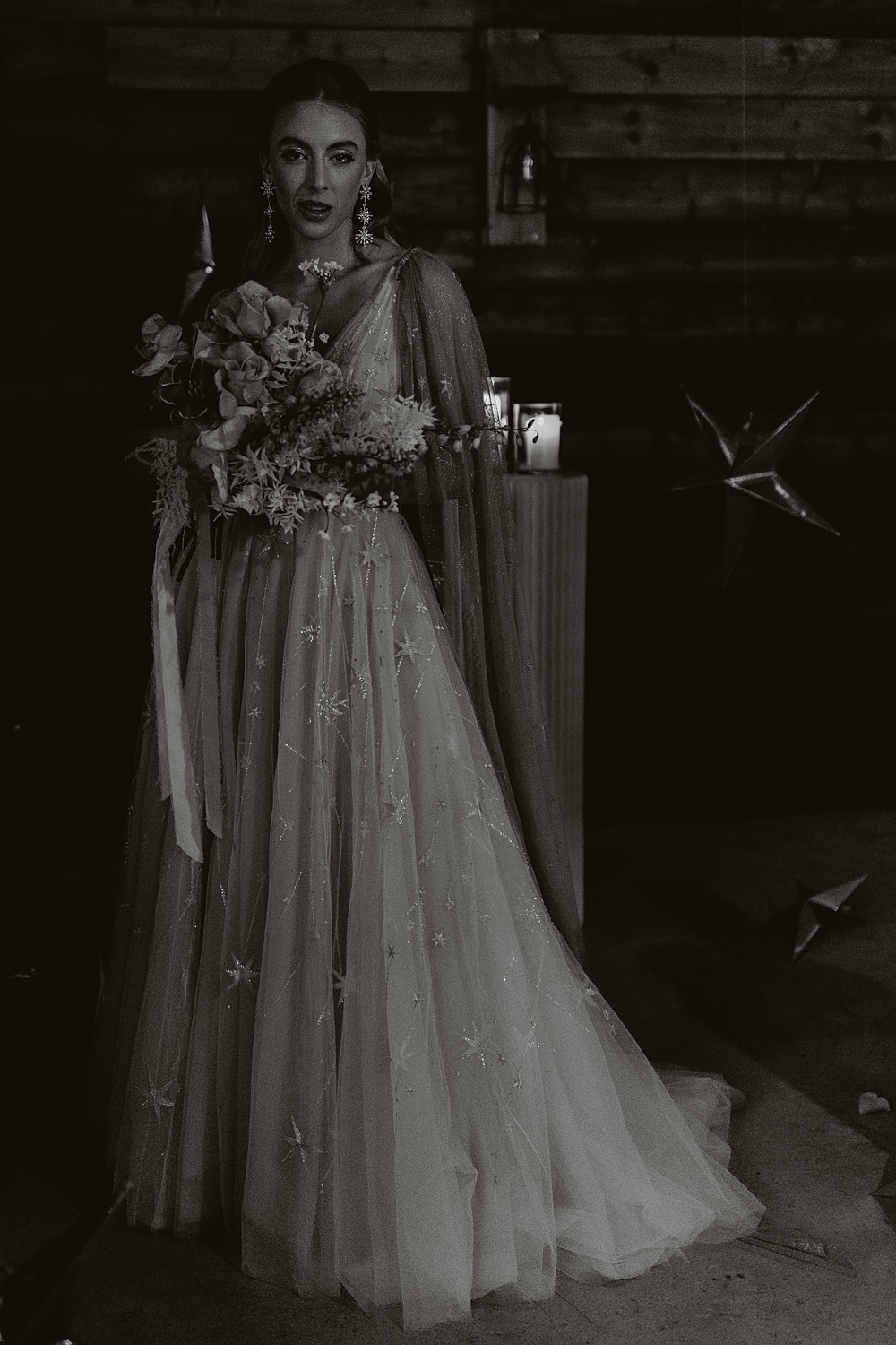 Cool Tone Celestial Wedding Ideas Hannah Richards Photography