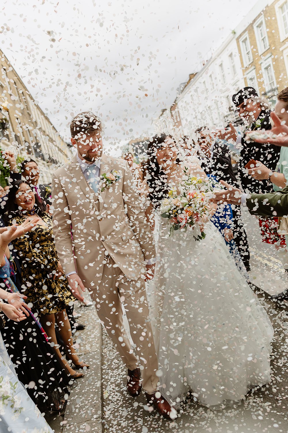 Prince Albert Camden Wedding Heather Sham Photography Confetti Throw