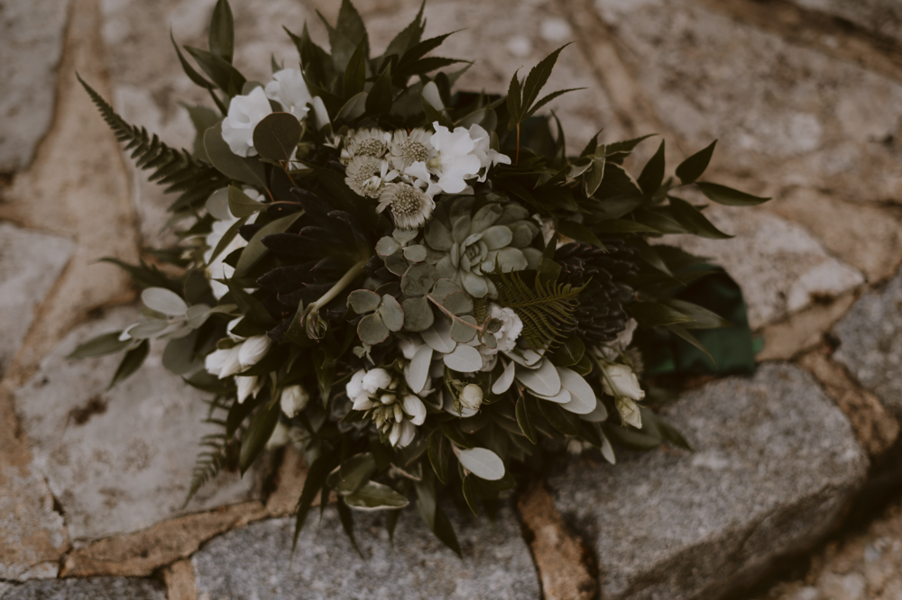 Slindon House Wedding Sasha Weddings Succulent Greenery Bouquet Flowers